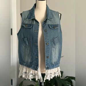 Denim vest by Paisley Vine